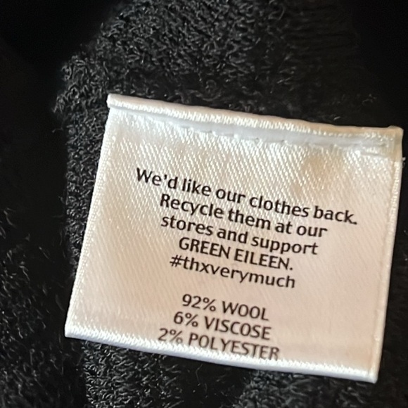 Eileen Fisher Wool Blend Knit Skirt Size Small - Picture 4 of 4